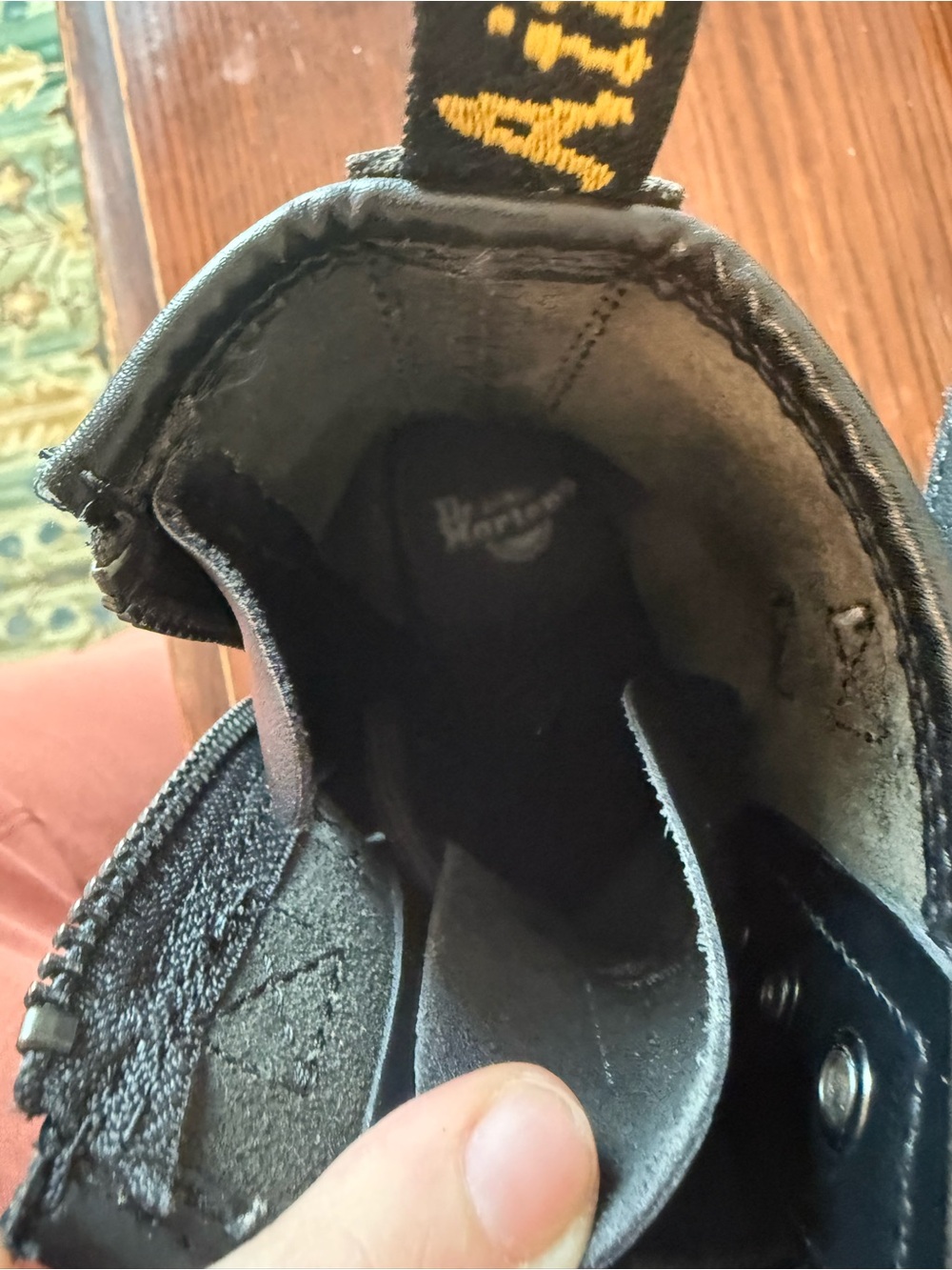 Dr. Martens 1460 Womens Zip Black double buckle Buckle Boot - Picture 7 of 16